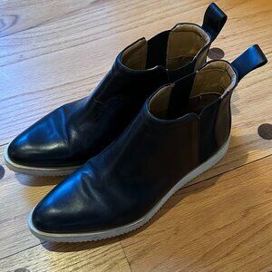 Everlane The Street Bootie Black Leather - Sz 7.5